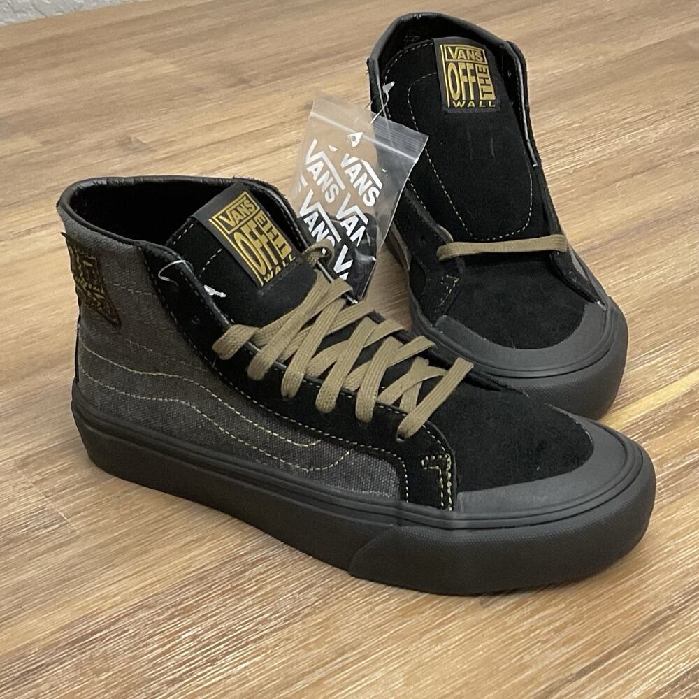 Vans Sk8-Hi 138 Decon Michael February Black Military Sneakers Men 6.5/Women 8.0